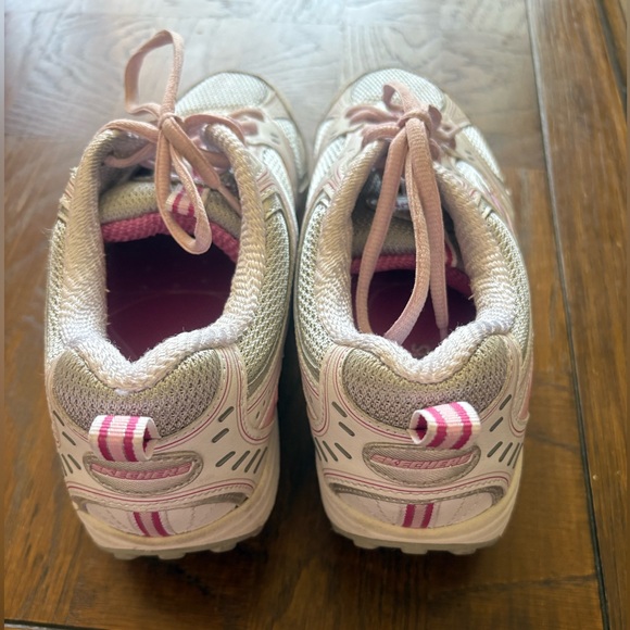 Skechers Light Pink and Cream Shape Up Sneakers - Picture 3 of 8